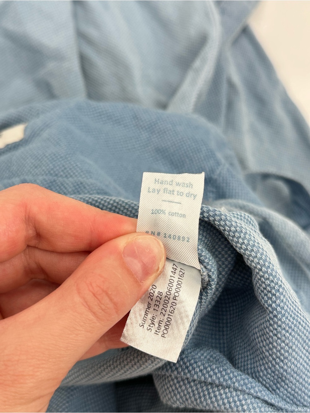 Marine Layer Tess Jumpsuit in Light Indigo Size 8 - Picture 8 of 10